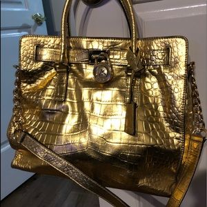 Michael Kors Gold Bag